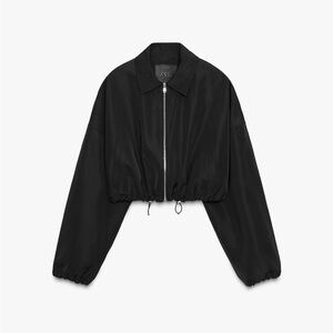 New Zara short jacket in black -small